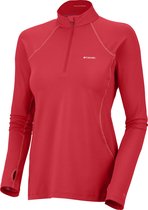 Columbia Baselayer Midweight 1/2 Zip - dames - thermoshirt - rood