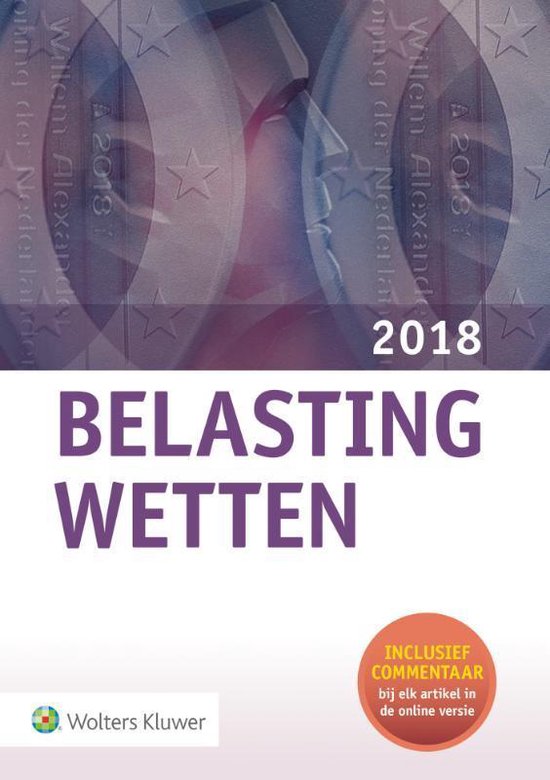 Belastingwetten - pocketeditie 2018 - cover