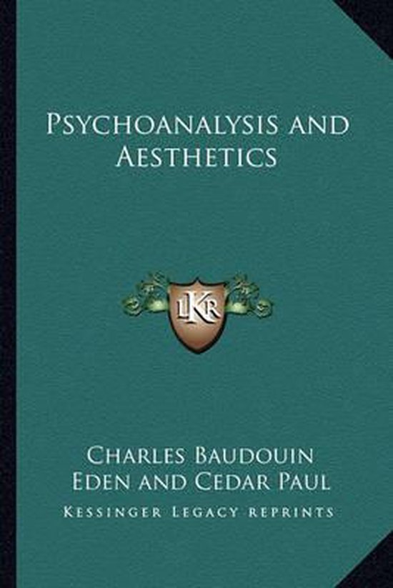 Psychoanalysis and Aesthetics - cover