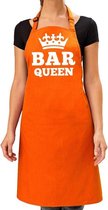 Oranje Bar Queen keuken schort dames One size