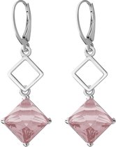 Orphelia Silver 925 Zo-7101/1 Earring Square White Zirconium
