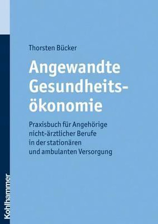 Angewandte Gesundheitsokonomie - cover