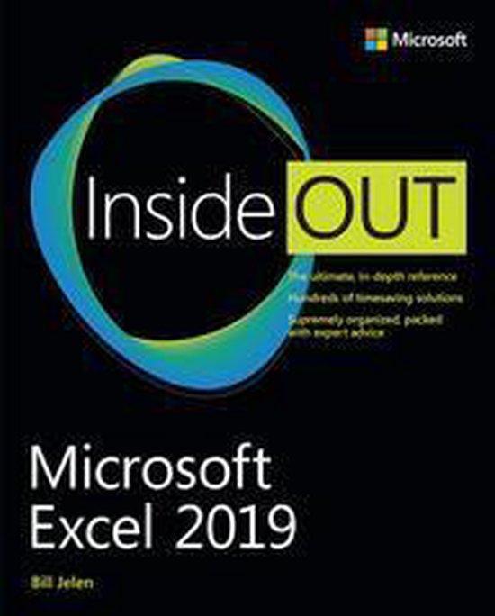 Microsoft Excel 2019 Inside Out (ebook), Bill Jelen 9781509306053 Boeken
