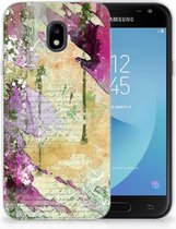 Geschikt voor Samsung Galaxy J3 2017 TPU Siliconen Hoesje Letter Painting