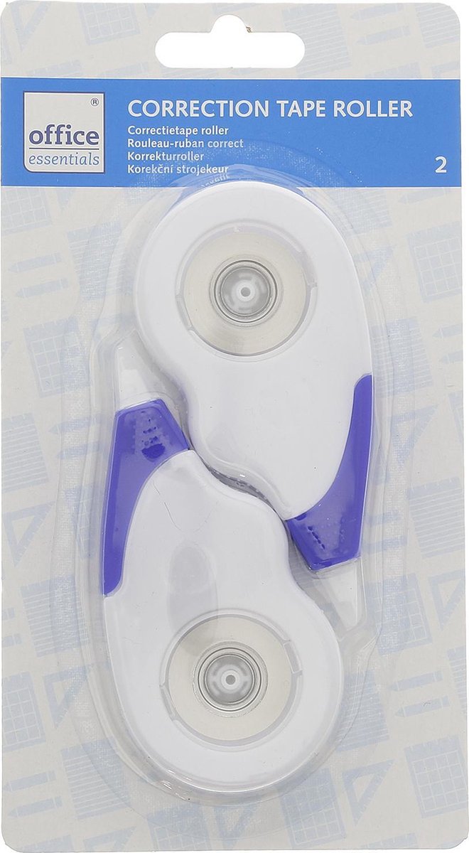 Correction Tape Roller 2x - Office Essentials