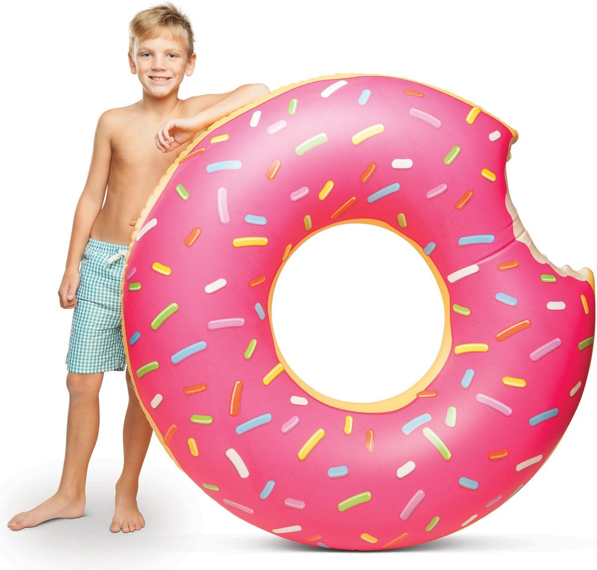 iets morgen invoeren BigMouth Donut zwemband - Roze | bol.com