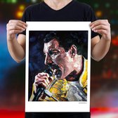 Freddie Mercury art print (50x70cm)