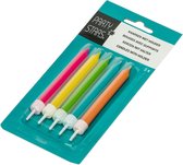 Party Stars Kaarsen Met Houder 5-delig 8 Cm