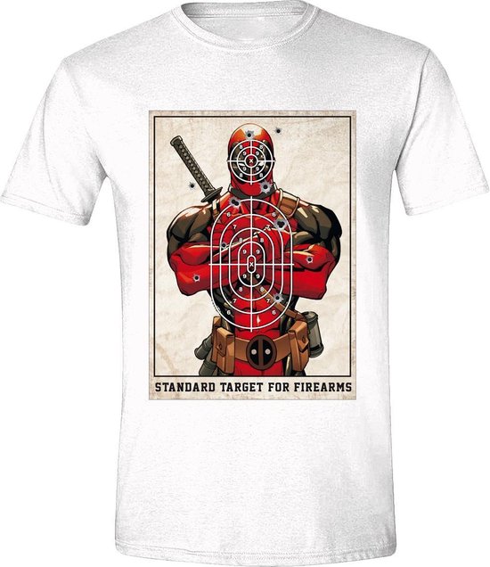 Deadpool - Target T-Shirt - Wit - S