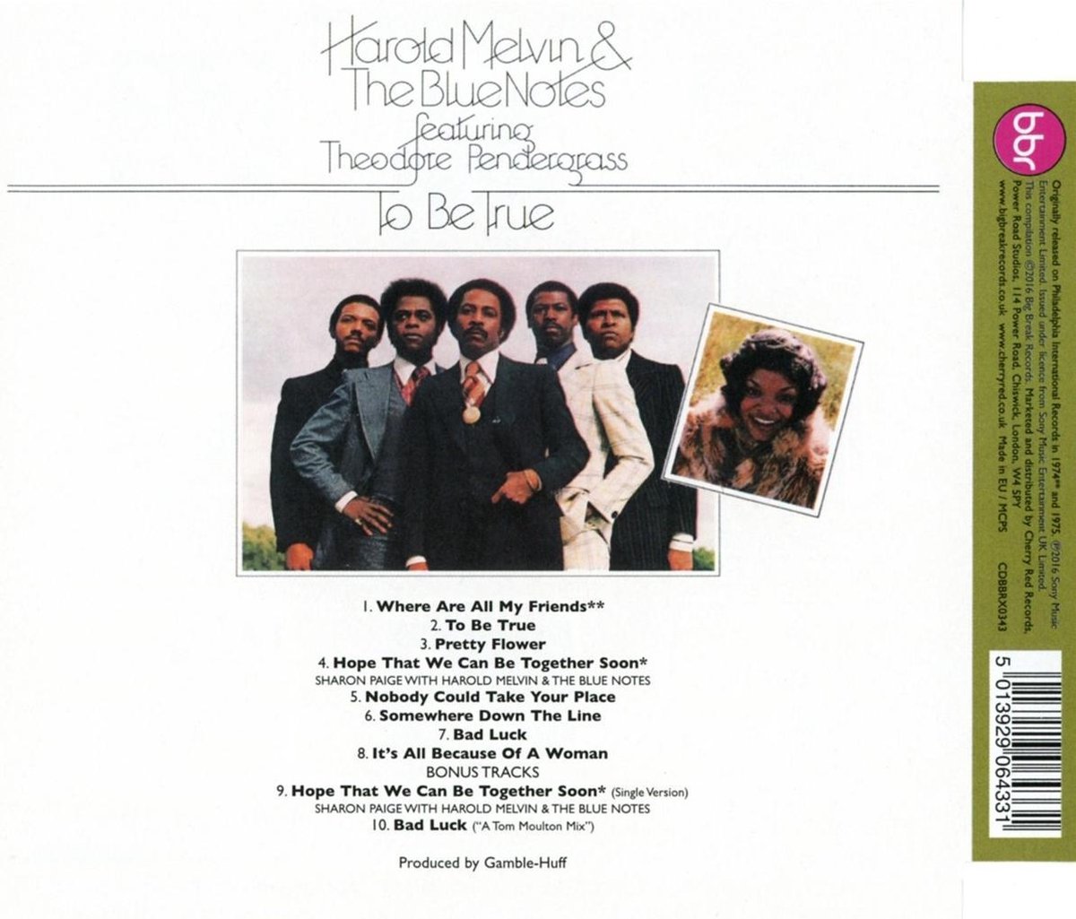 Oranje snelweg Altijd To Be True, Harold Melvin & The Blue Notes | Muziek | bol.com