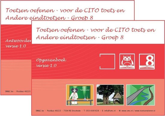 bol.com | Toetsen oefenen - voor de CITO toets en Andere eindtoetsen