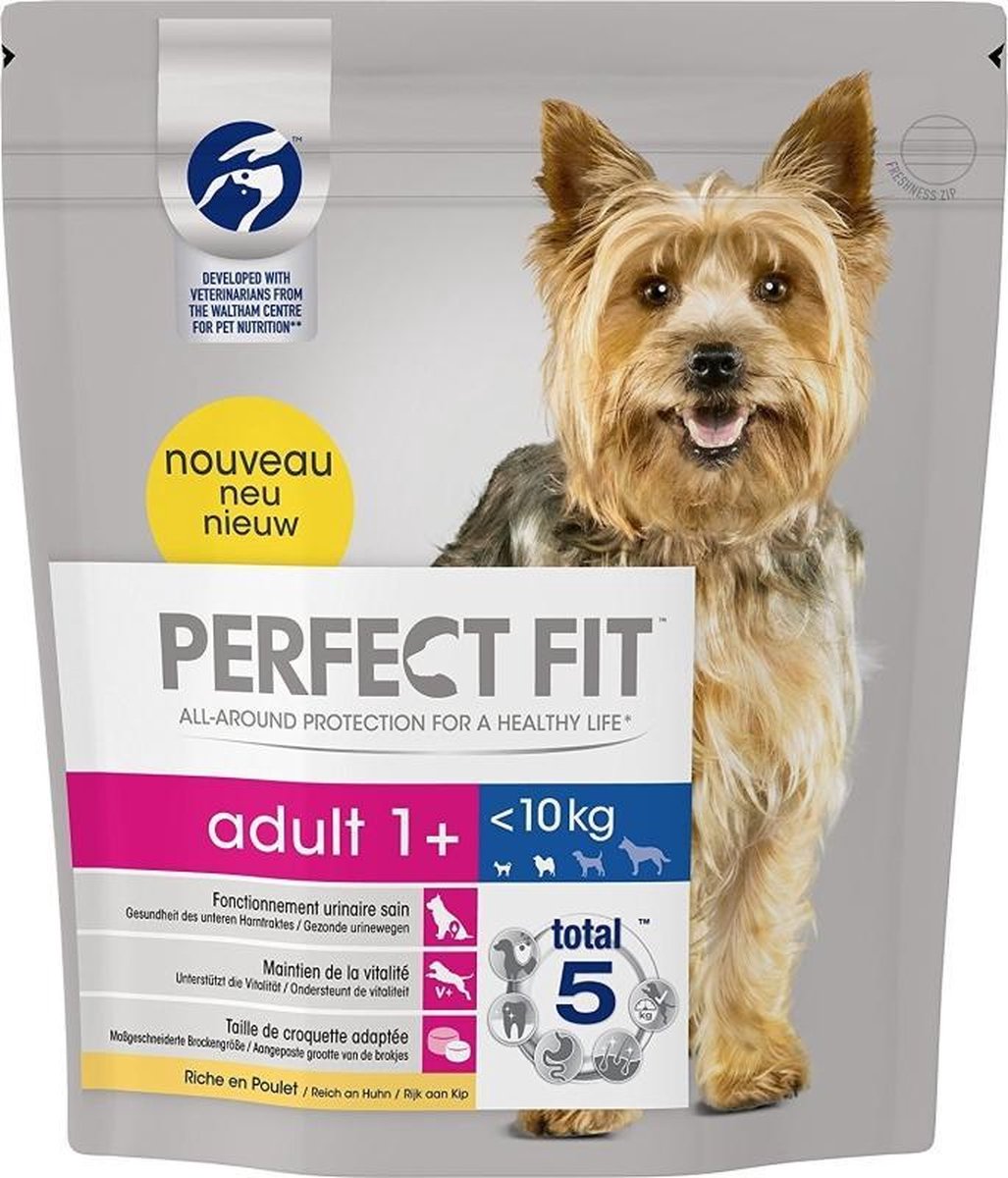 Perfect Fit 1x Perfect Fit - Mini Adult Kip - Hondenvoer - 1,4kg