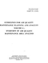 Guidelines for Air Quality Maintenance Planning and Analysis Volume 6