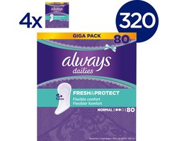 Always Dailies Inlegkruisjes Normal - 320 stuks