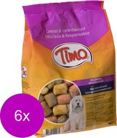 Timo Biscuits Filled Filled Mini Mix - Collations pour chiens - 6 x 700 g