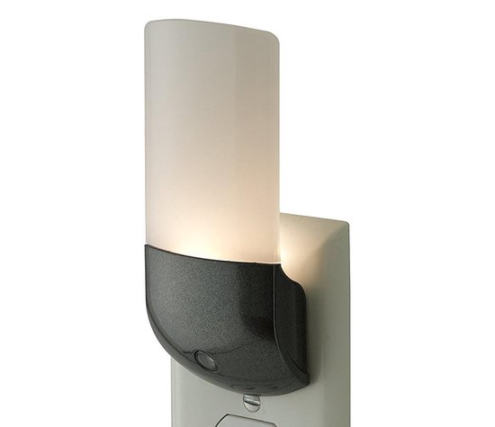 Melodrama strak tevredenheid Premium 2-pack LED Nachtlampjes met Schemering Sensor – 2 Stuks – 11x5cm –  Zwart |... | bol.com
