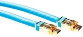 Intronics - 1.4 High Speed HDMI kabel - 10 m - Blauw