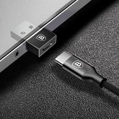 Baseus Aluminiumlegering Exquisite USB Male naar USB-C / Type-C Female Adapter Converter, voor Galaxy S8 & S8 + / LG G6 / Huawei P10 & P10 Plus / Xiaomi Mi6 & Max 2 en andere smartphones