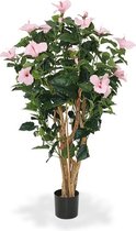 Hibiscus Deluxe rose 100cm