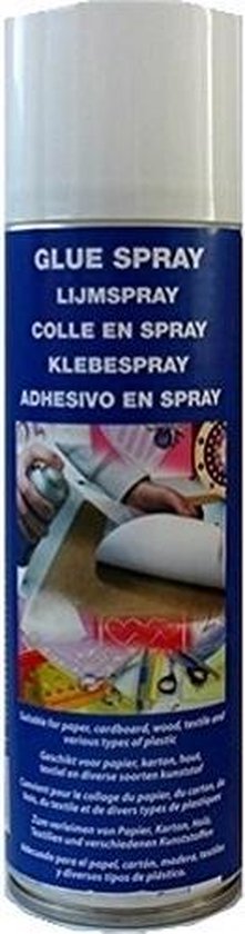 Topkwaliteit Lijmspray | Gluespray | Spuit Lijm | Geschikt voor Papier,  Karton, Hout,... | bol.com