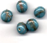 30 Stuks Hand-made Jewelry Beads - Opaque Turquoise