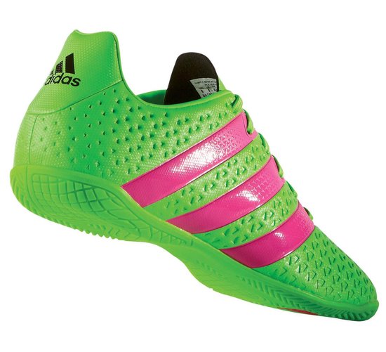 adidas ACE 16.4 In Voetbalschoenen - Maat 42 - Mannen - groen/roze | bol.com