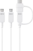 Samsung Multi Charging Cable (3x USB + 1x USB-C Adapter)- wit