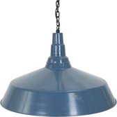 Steinhauer Yorkshire - Hanglamp - 1 lichts - E27 fitting - In hoogte verstelbaar - Blauw - Ø 48 cm