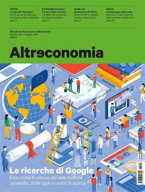 Altreconomia 204 - Maggio 2018 - cover