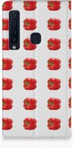 Geschikt voor Samsung Galaxy A9 (2018) Standcase Hoesje Design Paprika Red