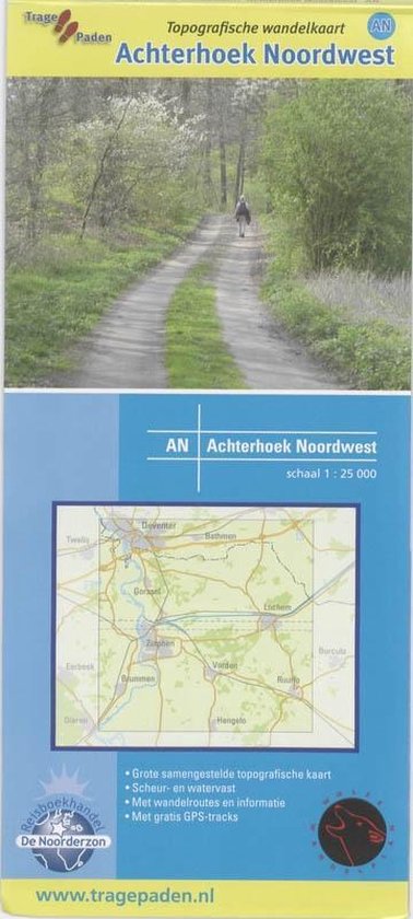 Cover van het boek 'Topografische Wandelkaart Achterhoek Noordwest' van R. Wolfs
