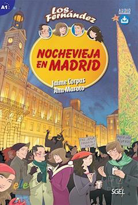 Los Fernández A1: Nochevieja en Madrid libro + descarga MP3 - cover