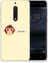 Nokia 5 Uniek TPU Hoesje Monkey