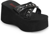 Demonia Slippers -39 Chaussures- FUNN-29 US 9 Noir
