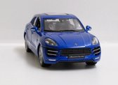 Burago 1/24 Porsche Macan Turbo, blauw