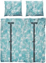 SNURK Pool - Dekbedovertrek - Lits-jumeaux - 260x200/220 cm + 2 kussenslopen 60x70 cm - Blauw
