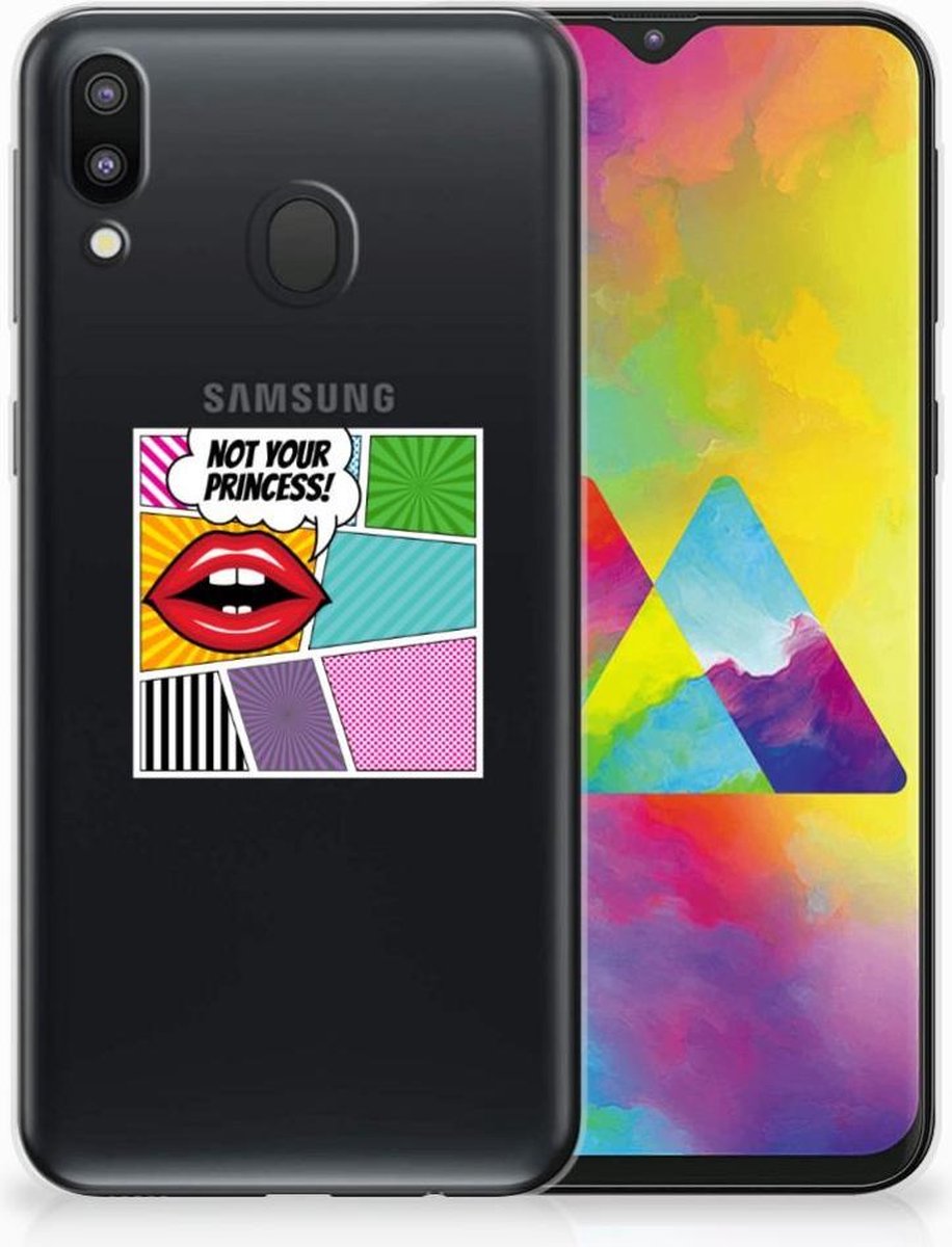 Samsung Galaxy M20 (Power) Silicone Back Cover Popart Princess