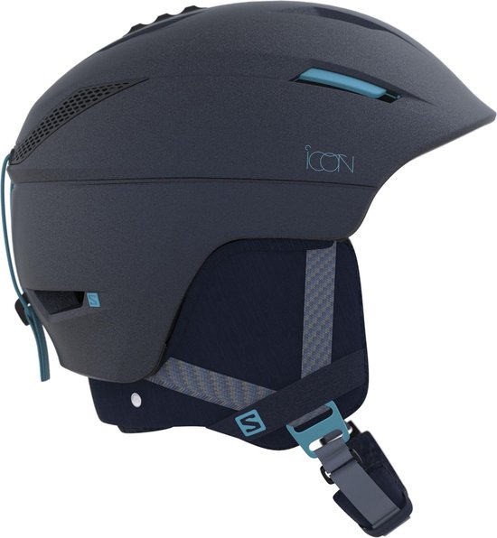 Salomon Icon C. Air Ski Helm voor dames Skihelm - Vrouwen - zwart/blauw |  bol.com