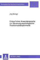 Entwurf Einer Anwendersprache Zur Steuerung Psychologischer Reaktionszeitexperimente