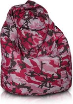 Bomba Relax zitzak camouflage roze