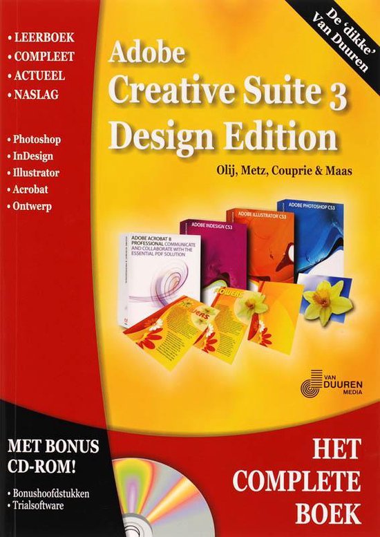 Cover van het boek 'Adobe Creative Suite 3 Design Edition' van E.A. Olij en Peter Kassenaar
