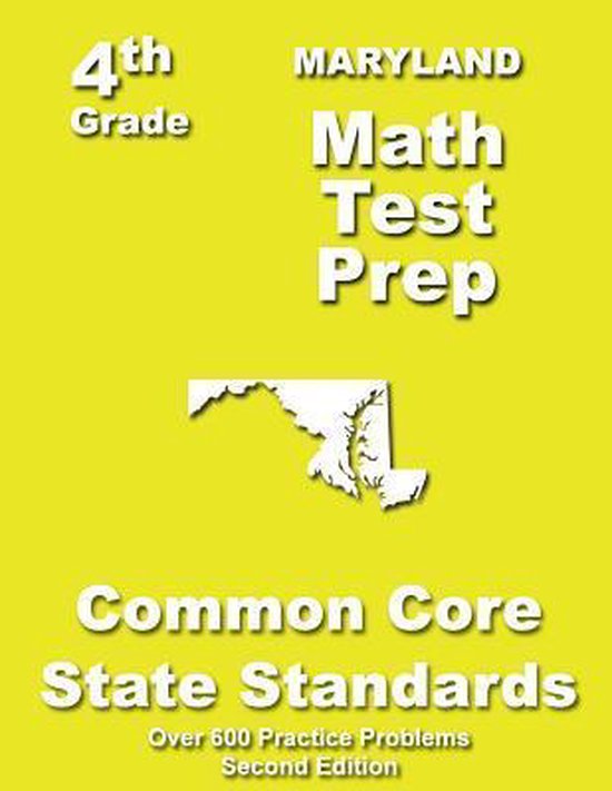 Maryland 4th Grade Math Test Prep - cover