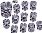 12x Predator masker zilver