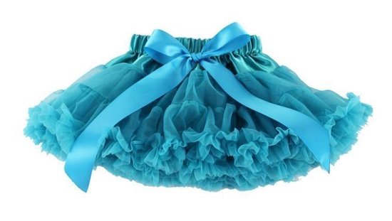 Petticoat tule rok groen/blauw maat 92/98/104 | bol.com