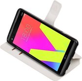 Wit LG V20 TPU wallet case booktype hoesje HM Book