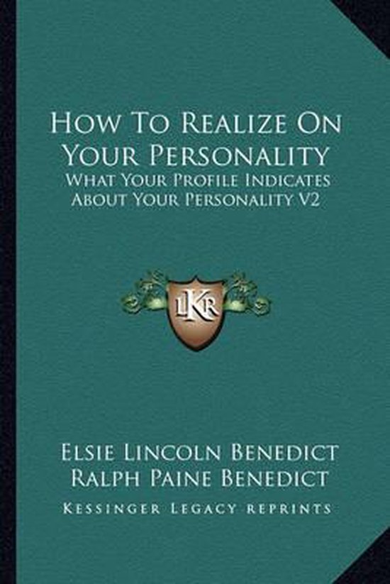 How to Realize on Your Personality - cover