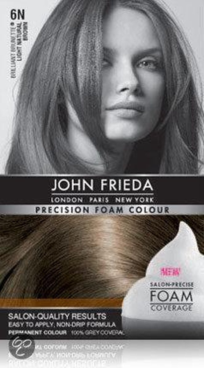 gemeenschap dikte Prelude John Frieda Precision Foam Colour 6N Light Natural Brown | bol.com