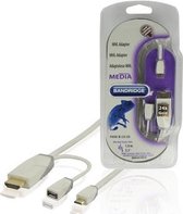 Bandridge MHL kabel USB Micro naar HDMI - 1 meter