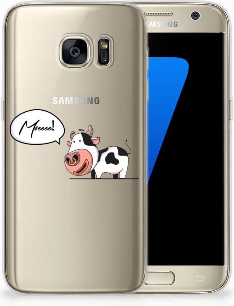 Samsung Galaxy S7 Telefoonhoesje met Naam Cow