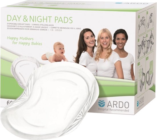 Ardo Day And Night Pads Zoogcompressen 60 stuks van Ardo — afbeelding 2